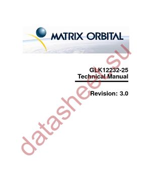 GLK12232-25-FGW datasheet  